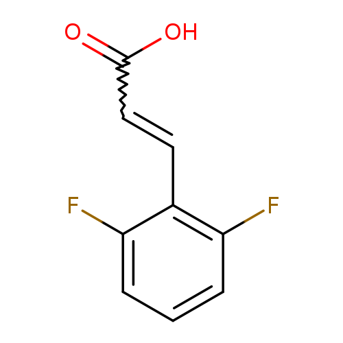 OC(=O)C=Cc1c(F)cccc1F