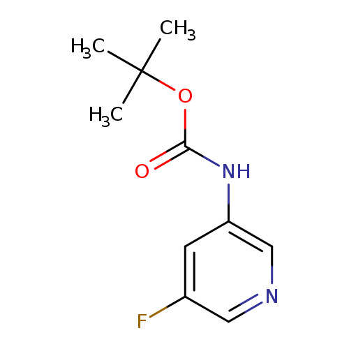 O=C(OC(C)(C)C)Nc1cncc(c1)F