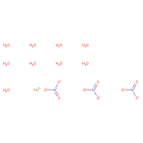 [O-][N+](=O)[O-].[O-][N+](=O)[O-].[O-][N+](=O)[O-].[Fe+3].O.O.O.O.O.O.O.O.O