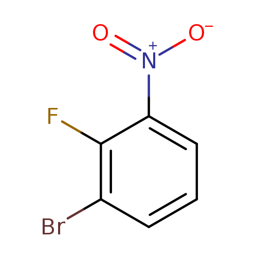 [O-][N+](=O)c1cccc(c1F)Br