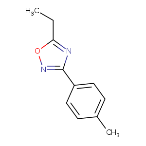 CCc1onc(n1)c1ccc(cc1)C
