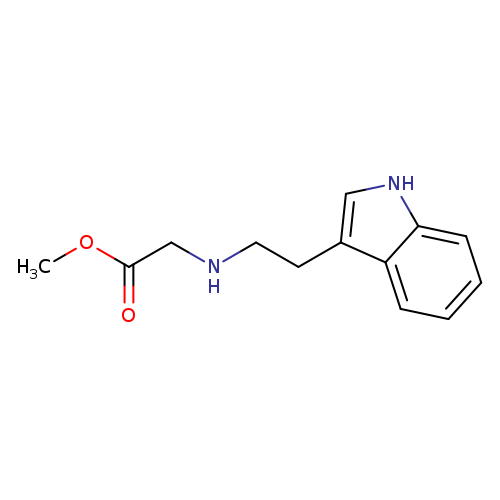 COC(=O)CNCCc1c[nH]c2c1cccc2