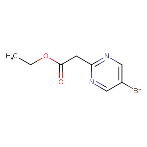CCOC(=O)Cc1ncc(cn1)Br