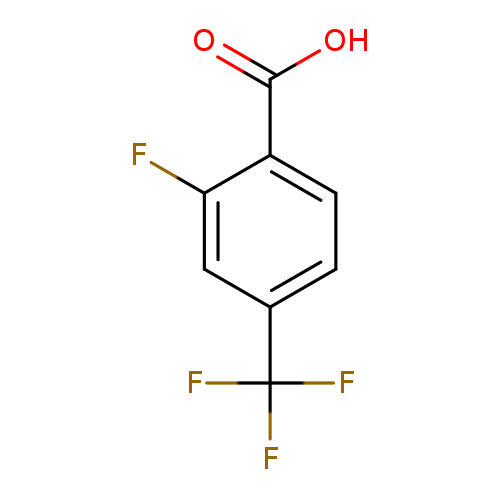 OC(=O)c1ccc(cc1F)C(F)(F)F