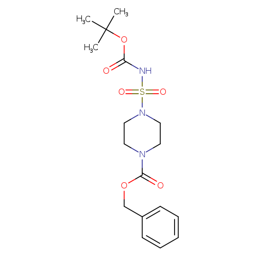 O=C(N1CCN(CC1)S(=O)(=O)NC(=O)OC(C)(C)C)OCc1ccccc1