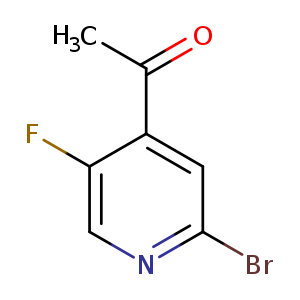 Brc1ncc(c(c1)C(=O)C)F