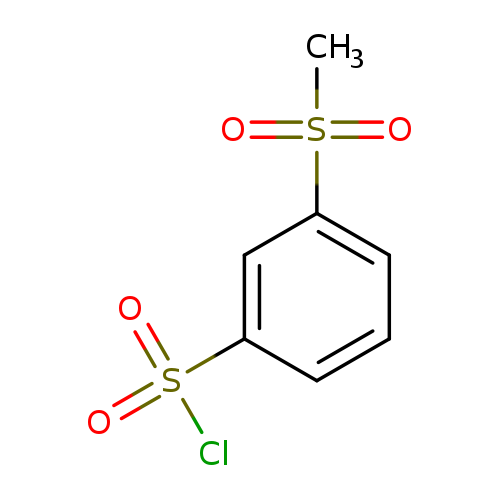 CS(=O)(=O)c1cccc(c1)S(=O)(=O)Cl