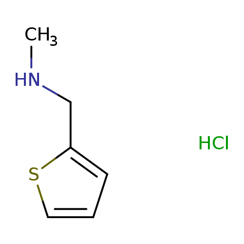 CNCc1cccs1.Cl