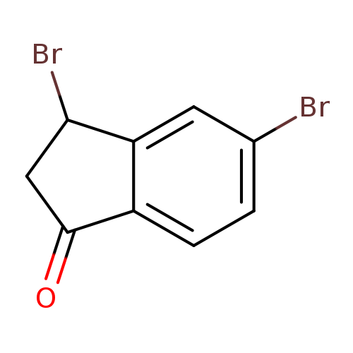 Brc1ccc2c(c1)C(Br)CC2=O