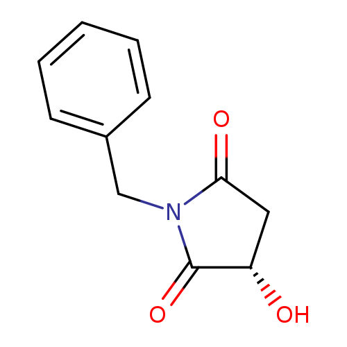 O[C@H]1CC(=O)N(C1=O)Cc1ccccc1