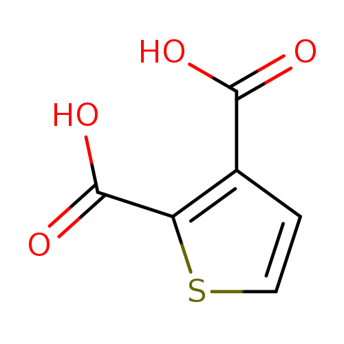 OC(=O)c1sccc1C(=O)O