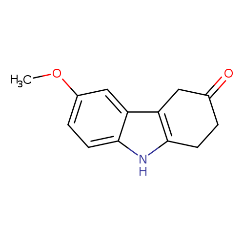 COc1ccc2c(c1)c1CC(=O)CCc1[nH]2