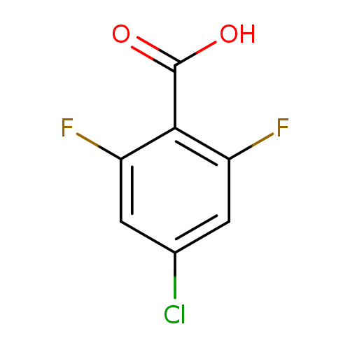 OC(=O)c1c(F)cc(cc1F)Cl