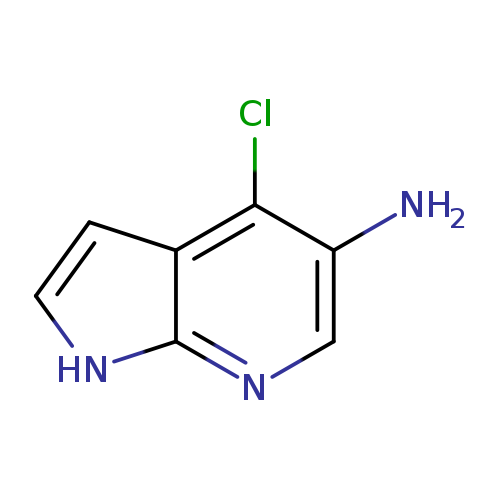 Nc1cnc2c(c1Cl)cc[nH]2