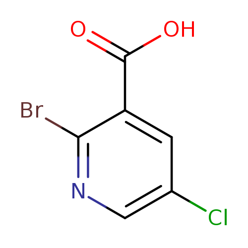 Clc1cnc(c(c1)C(=O)O)Br