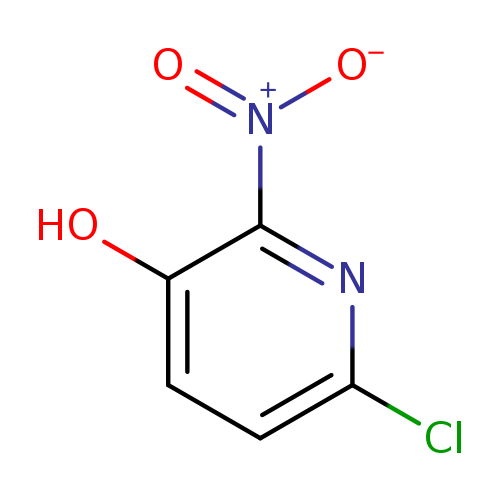 Clc1ccc(c(n1)[N+](=O)[O-])O