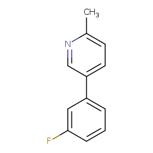 Fc1cccc(c1)c1ccc(nc1)C