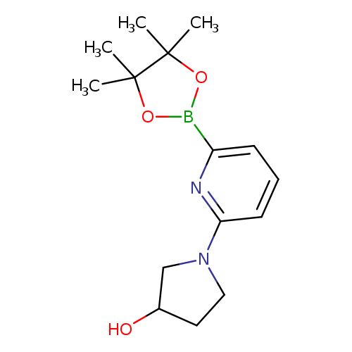 OC1CCN(C1)c1cccc(n1)B1OC(C(O1)(C)C)(C)C