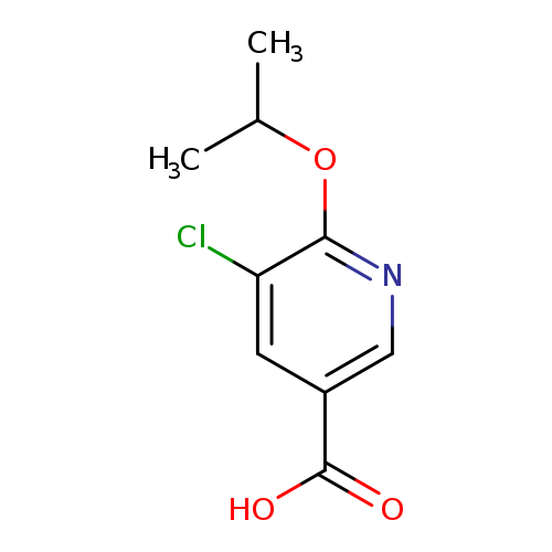 CC(Oc1ncc(cc1Cl)C(=O)O)C