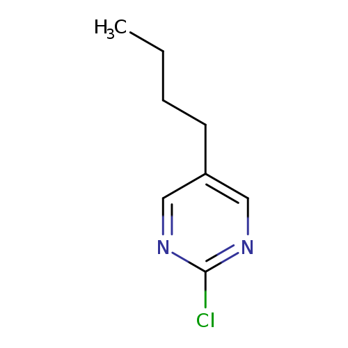 CCCCc1cnc(nc1)Cl