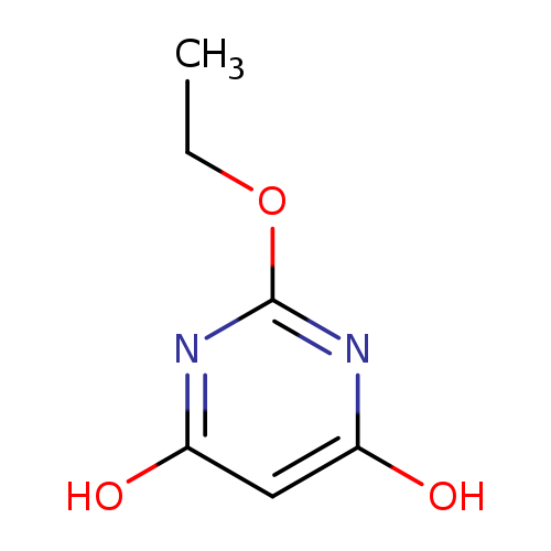 CCOc1nc(O)cc(n1)O