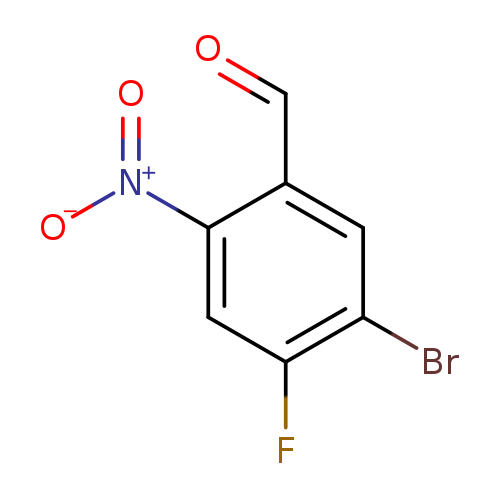 O=Cc1cc(Br)c(cc1[N+](=O)[O-])F