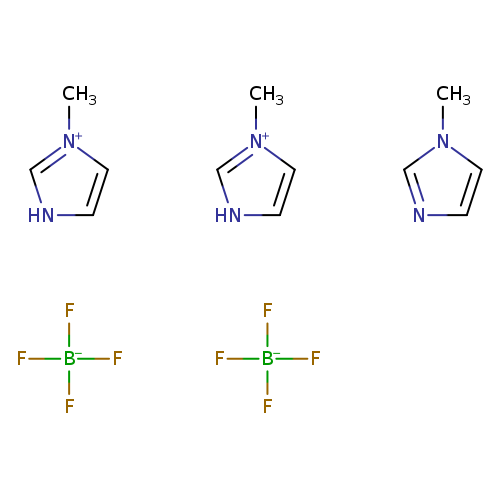 F[B-](F)(F)F.F[B-](F)(F)F.Cn1cncc1.C[n+]1c[nH]cc1.C[n+]1c[nH]cc1
