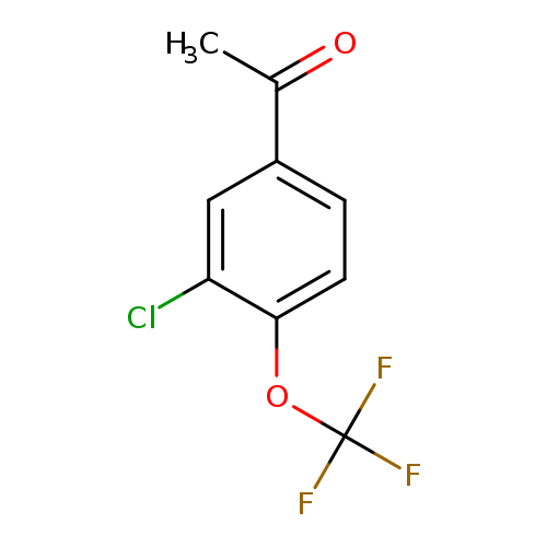 Clc1cc(ccc1OC(F)(F)F)C(=O)C