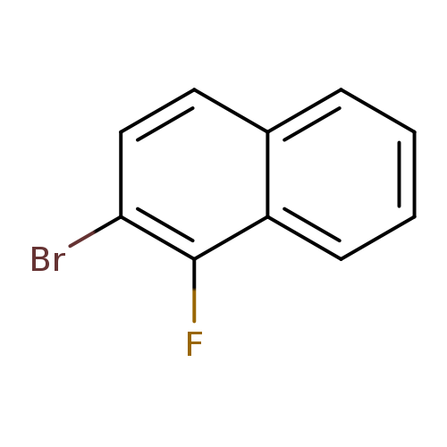 Brc1ccc2c(c1F)cccc2