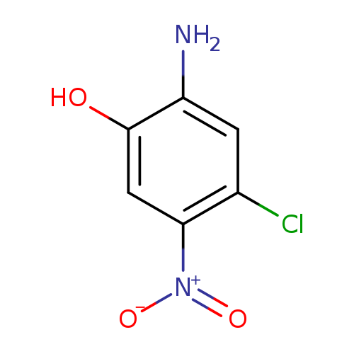 [O-][N+](=O)c1cc(O)c(cc1Cl)N