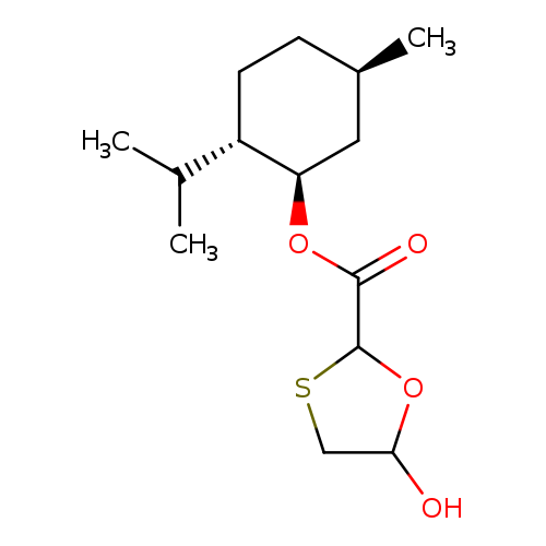 C[C@@H]1CC[C@H]([C@@H](C1)OC(=O)C1SCC(O1)O)C(C)C