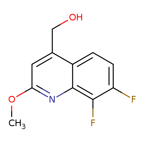 COc1cc(CO)c2c(n1)c(F)c(cc2)F