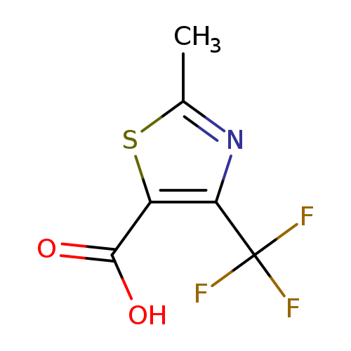 Cc1sc(c(n1)C(F)(F)F)C(=O)O