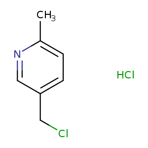 ClCc1ccc(nc1)C.Cl
