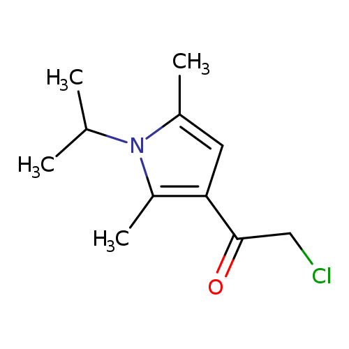 ClCC(=O)c1cc(n(c1C)C(C)C)C