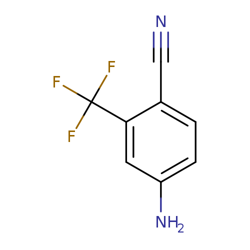 N#Cc1ccc(cc1C(F)(F)F)N