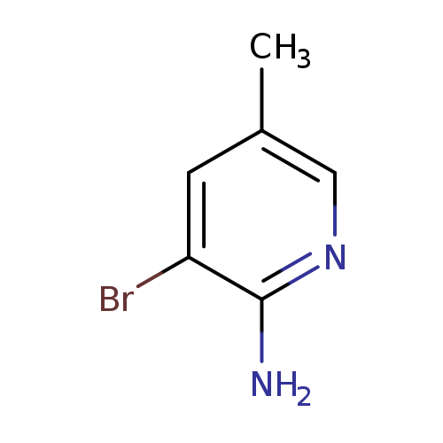 Cc1cnc(c(c1)Br)N