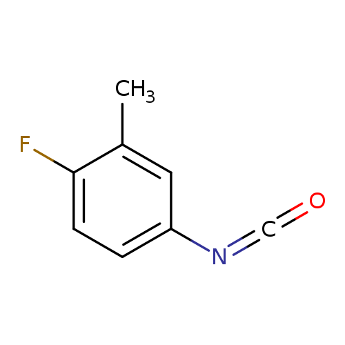 O=C=Nc1ccc(c(c1)C)F