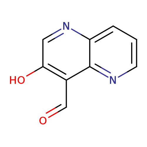 O=Cc1c(O)cnc2c1nccc2