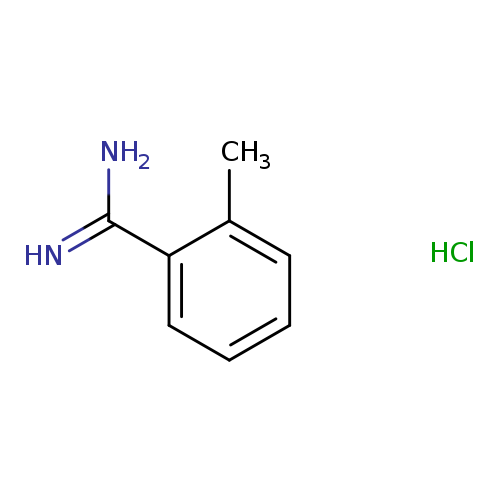 NC(=N)c1ccccc1C.Cl