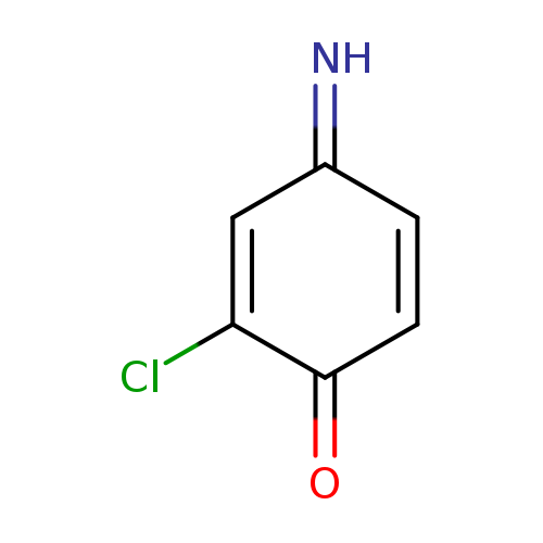 N=C1C=CC(=O)C(=C1)Cl