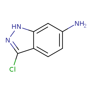 Nc1ccc2c(c1)[nH]nc2Cl
