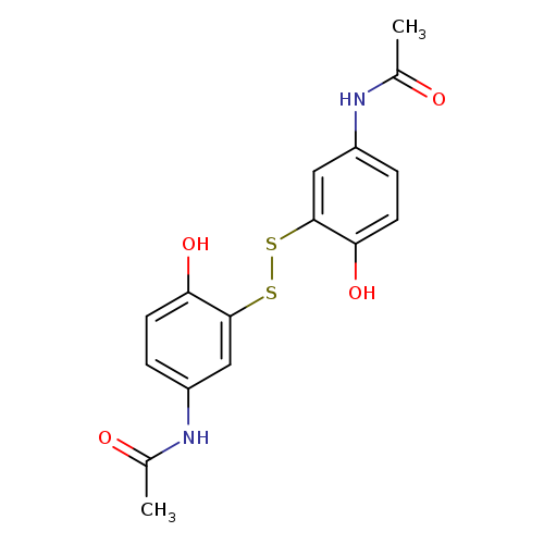 CC(=O)Nc1ccc(c(c1)SSc1cc(ccc1O)NC(=O)C)O