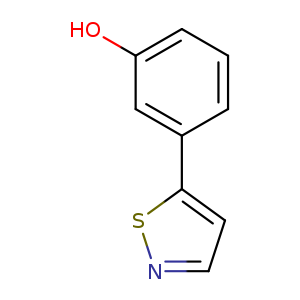 Oc1cccc(c1)c1ccns1