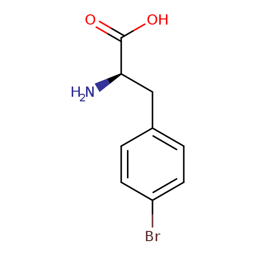 N[C@@H](C(=O)O)Cc1ccc(cc1)Br