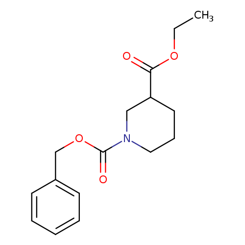 CCOC(=O)C1CCCN(C1)C(=O)OCc1ccccc1