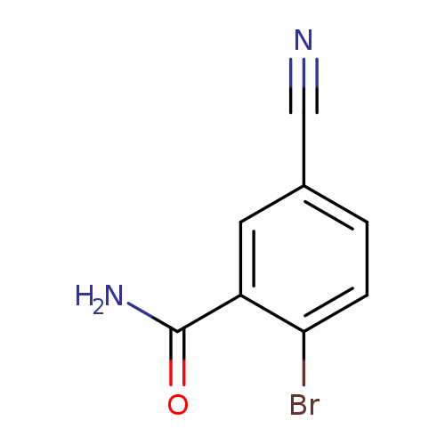 N#Cc1ccc(c(c1)C(=O)N)Br