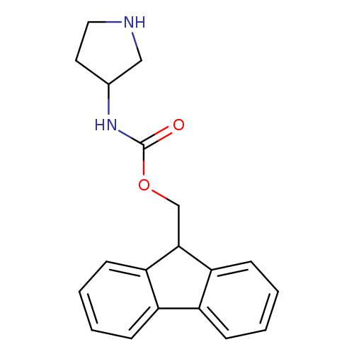 O=C(NC1CNCC1)OCC1c2ccccc2c2c1cccc2