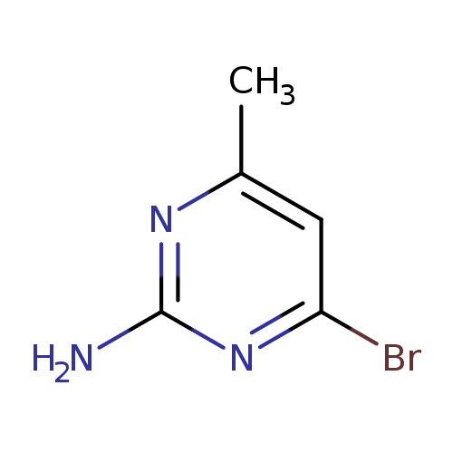 Cc1cc(Br)nc(n1)N