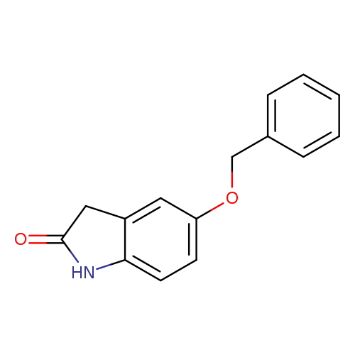 O=C1Nc2c(C1)cc(cc2)OCc1ccccc1
